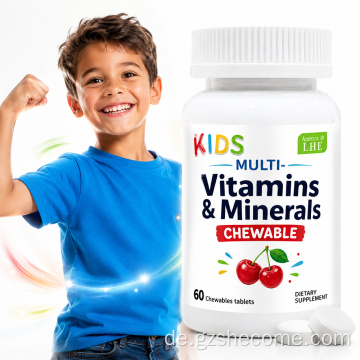 Shecome Kids Multivitamintabletten zur Unterstützung des Immunwachstums